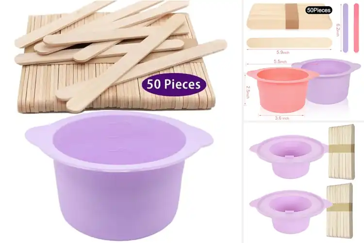 Detailed view of Best 14 Oz Wax Liners: Smooth, Mess-Free Waxing Made Easy