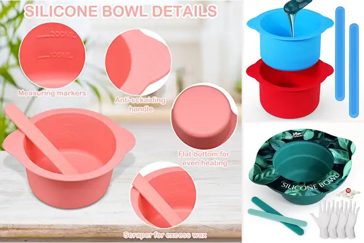 Detailed view of Best Anti-Scald Wax Bowls