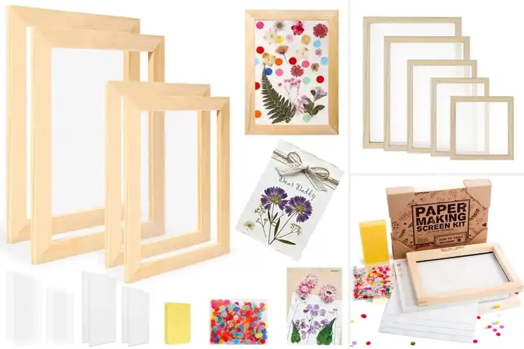 Detailed view of Best Art Paper Making Molds