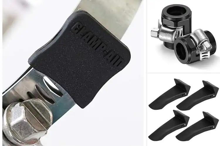 Detailed view of Best Black Clamp Covers