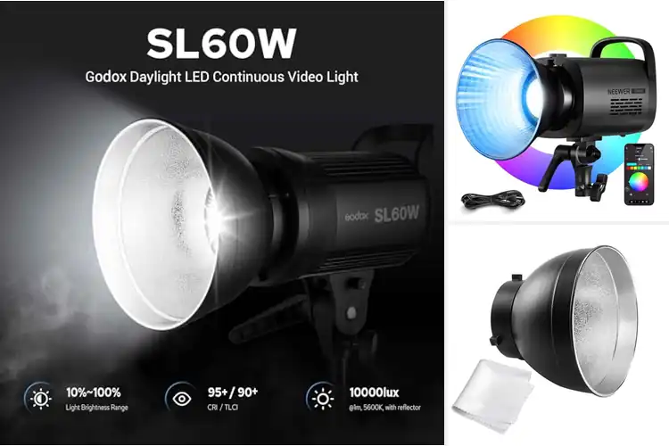 Detailed view of Best Bowens Mount Lights
