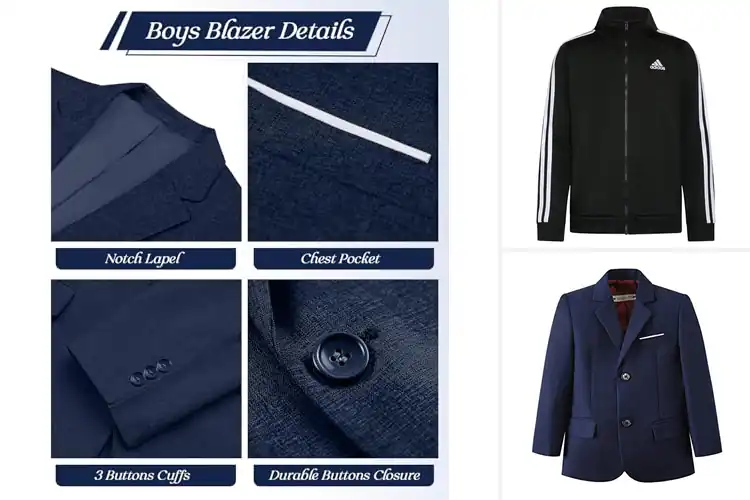 Detailed view of Best Boys’ Sports Jackets