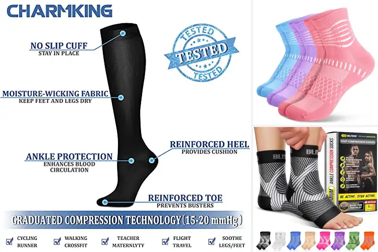 Detailed view of Best Compression Socks For Swelling
