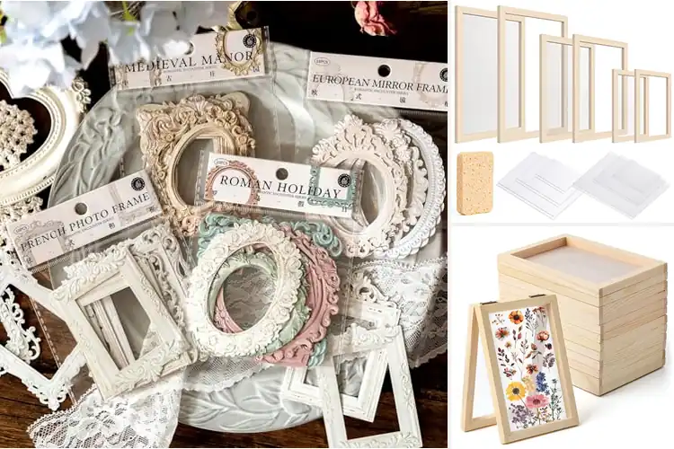Detailed view of Best Decorative Papermaking Frames
