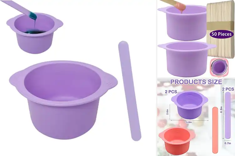 Detailed view of Best Durable Reusable Wax Pot Set