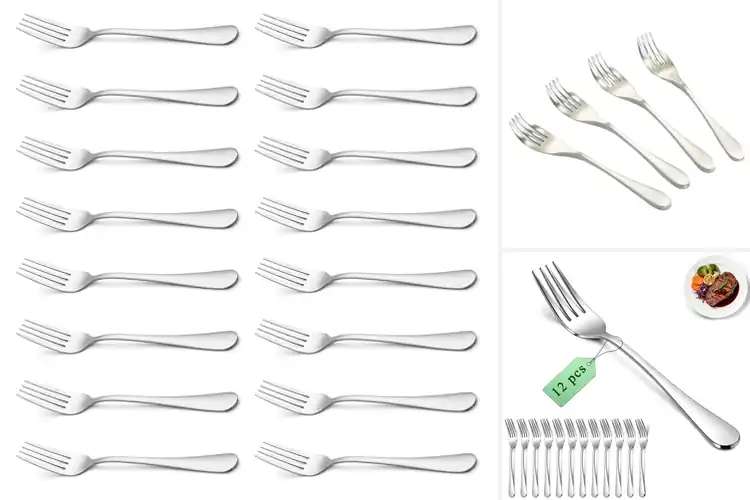 Detailed view of Best Ergonomic Dinner Fork For Comfort