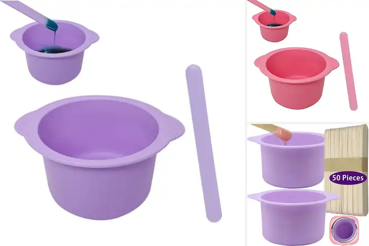 Detailed view of Best Heat Resistant Wax Bowl 392 Degree Silicones