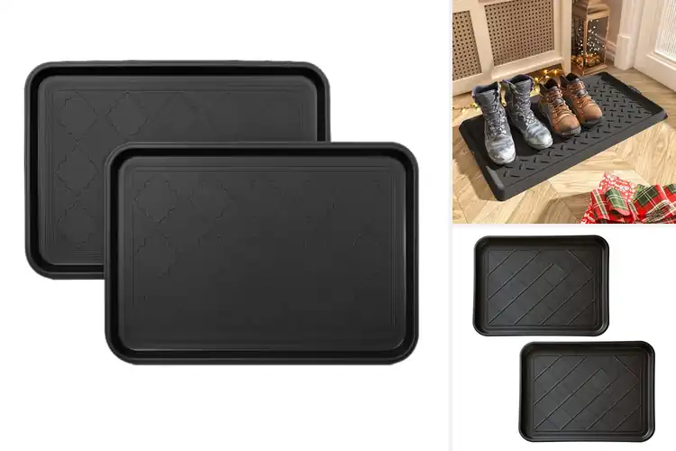 Detailed view of Best Indoor Floor Protector Tray Keep Floors Clean & Dry