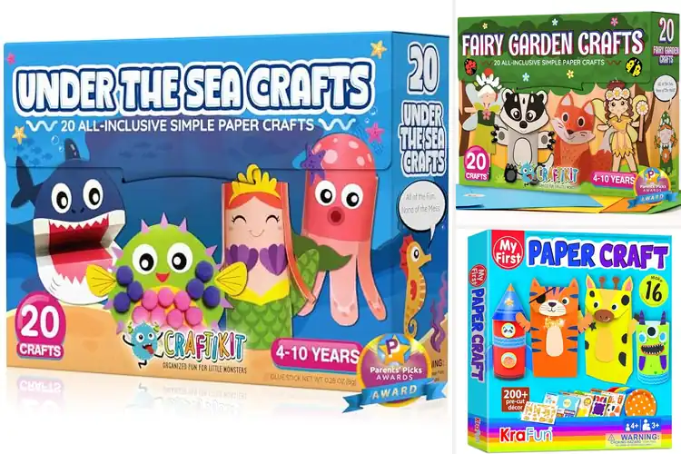 Detailed view of Best Kids Paper Craft Kits