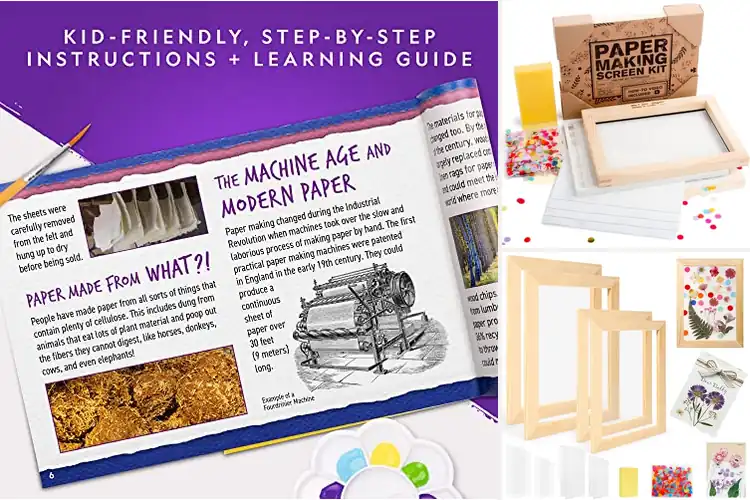 Detailed view of Best Kids Paper Making Kits