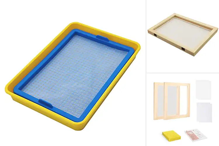 Detailed view of Best Lightweight Papermaking Frame