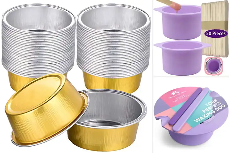 Detailed view of Best Lightweight Wax Melting Bowl Set