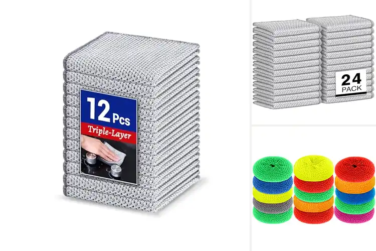 Detailed view of Best Mesh Dish Pads: Top Picks for Faster, Cleaner Washing