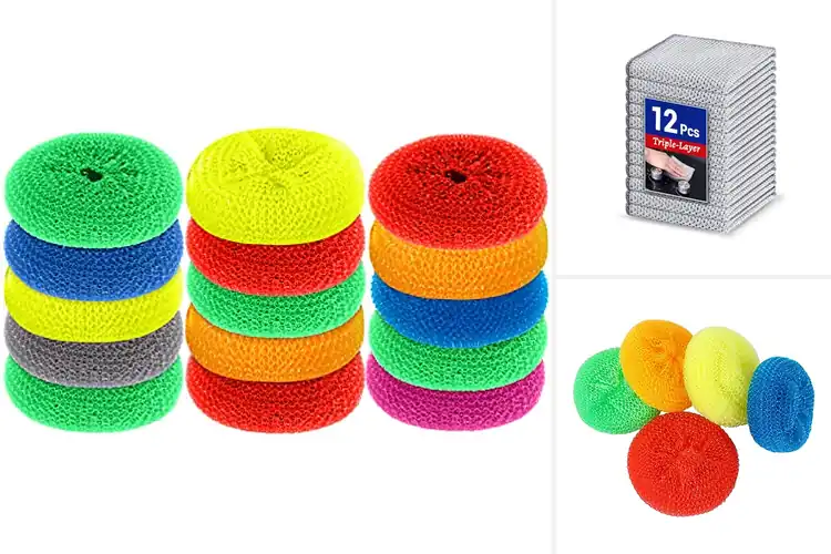 Detailed view of Best Mesh Dish Scrubbers