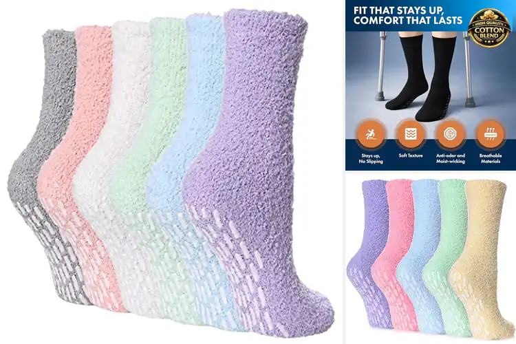 Detailed view of Best Non Slip Socks: Step Securely with Top Comfort Picks