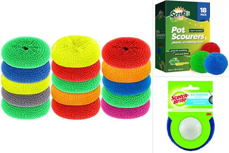 Detailed view of Best Nylon Dish Scrubbers for Effortless Kitchen Cleaning