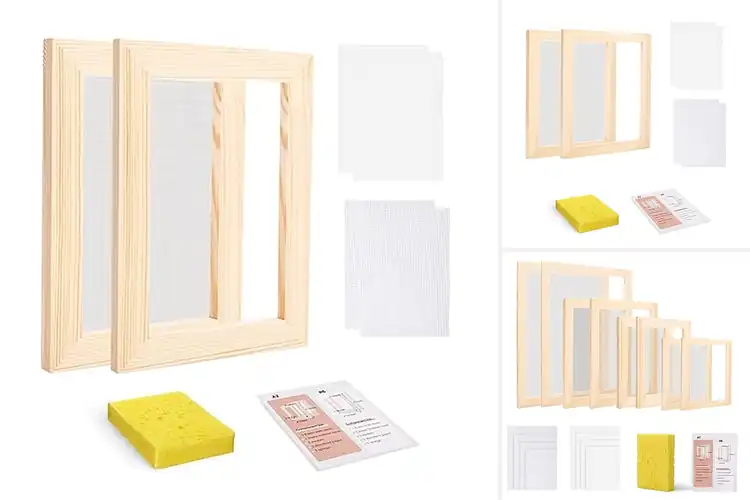 Detailed view of Best Papermaking Mould Set For DIY Projects