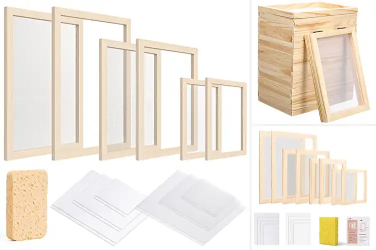 Detailed view of Best Papermaking Moulds