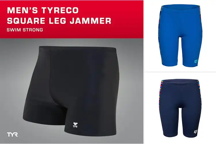 Detailed view of Best Recycled Fabric Racing Jammer