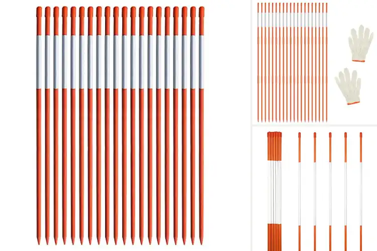Detailed view of Best Reflective Poles
