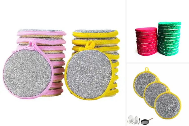 Detailed view of Best Round Scrubbing Pads: Effortless Cleaning, Every Day