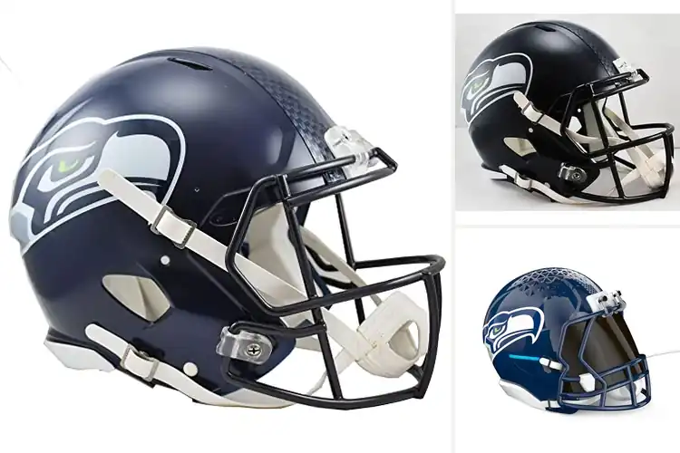 Detailed view of Best Seahawks Blue Helmets: Top Picks for Bold Team Pride