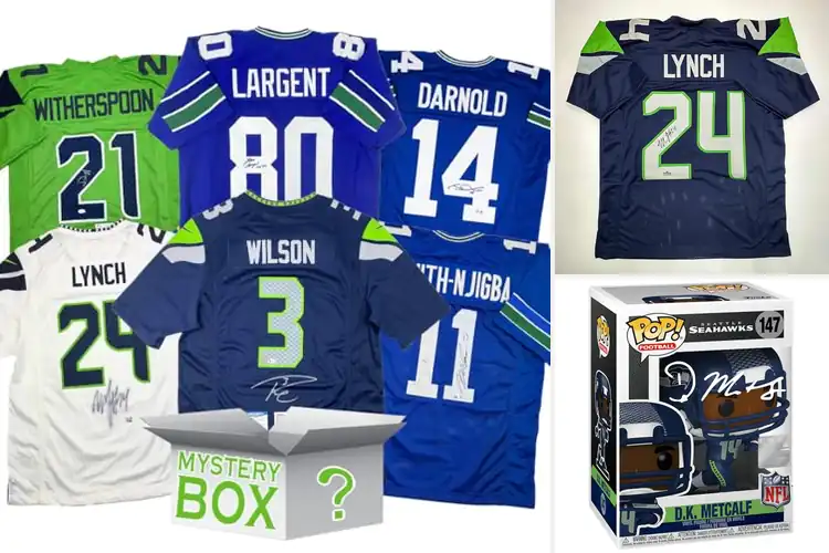 Detailed view of Best Signed Seahawks Memorabilia