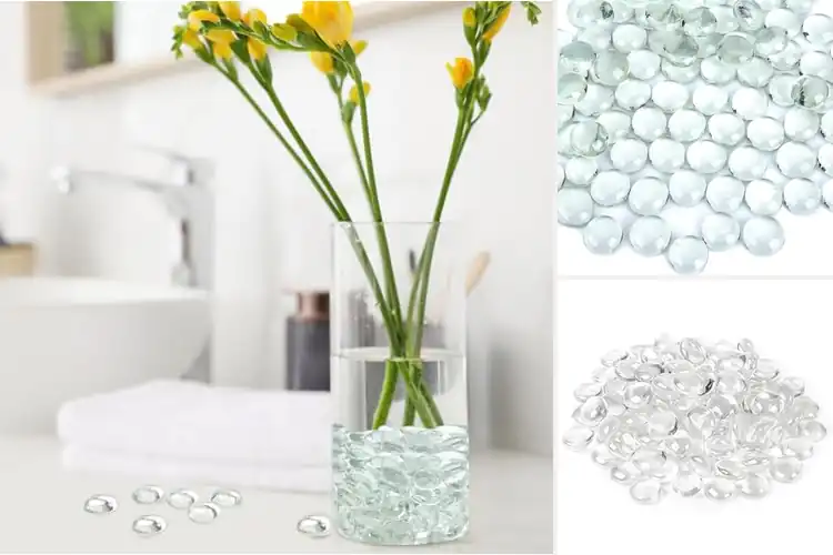Detailed view of Best Vase Fillers Glass Marbles: Elevate Your Home Decor