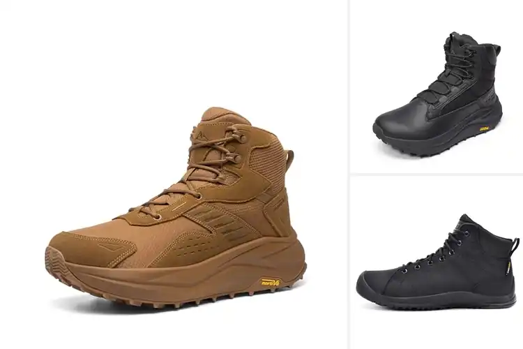 Detailed view of Best Wide Toe Box Boots