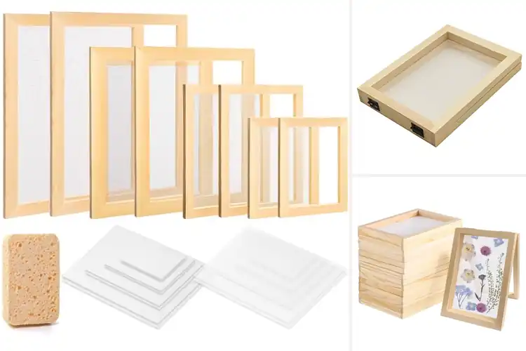 Detailed view of Best Wood Paper Making Frames