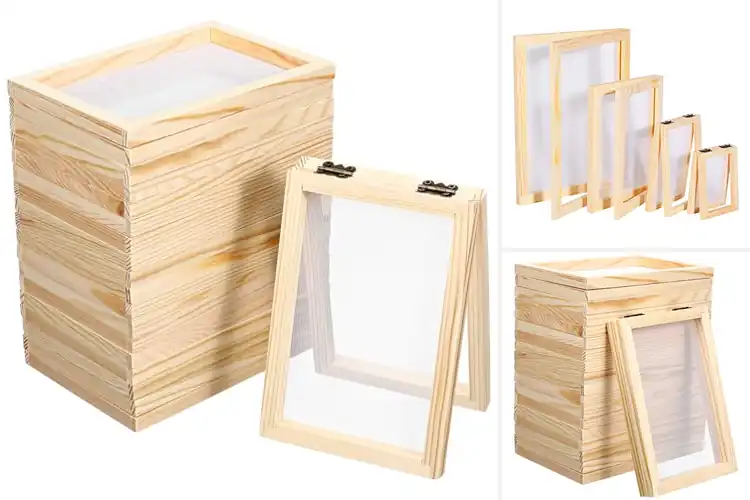 Detailed view of Best Wooden Paper Molds: Craft with Confidence and Ease